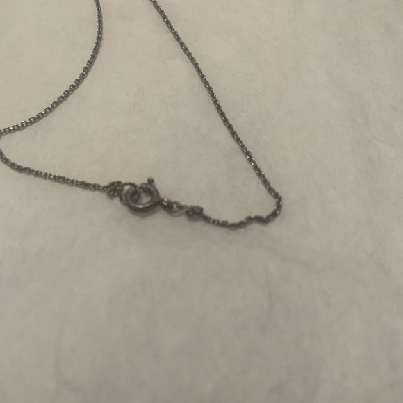 Sterling Silver Necklace with Ornate Colorfull Glass Pendant 16” 2 Piece Chain - Picture 3 of 4